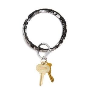 *LAST CHANCE* Oventure Black Key Ring Bracelet & Pouch (2 Pieces)